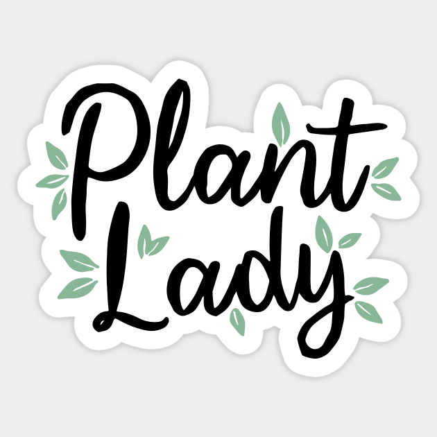 Plant Lady Sticker by CreativeSage